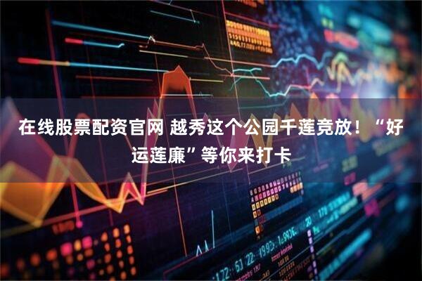在线股票配资官网 越秀这个公园千莲竞放！“好运莲廉”等你来打卡